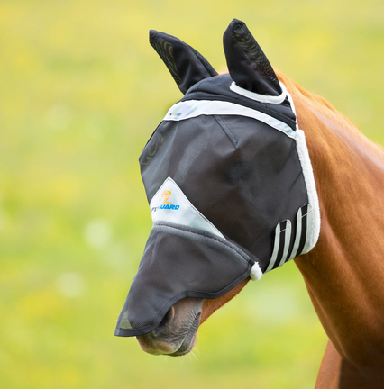 Shires | FlyGuard Pro Field Durable Fly Mask With Ears & Nose
