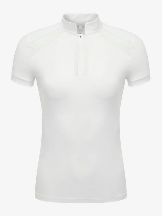 LeMieux Camille Short Sleeve Show Shirt White