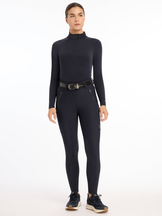 LeMieux Drytex Waterproof Knee Grip Breeches | Navy