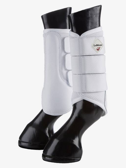 LeMieux Mesh Brushing Boots White