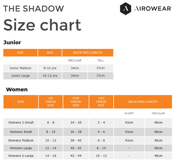 Adult's Airowear Shadow Back Protector – Saddle Up & Ride