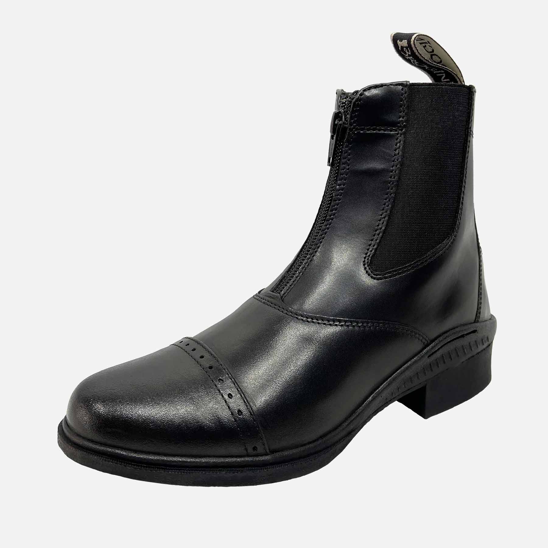 Brogini Riding Boot | 401 Tivoli Zip | Black â Saddle Up & Ride