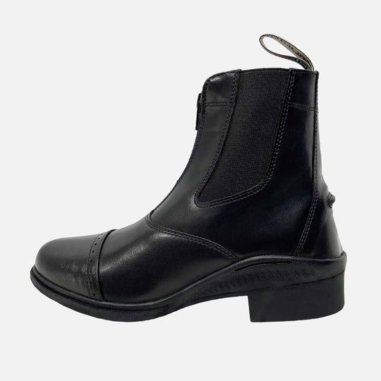 Brogini Riding Boot | 401 Tivoli Zip | Black