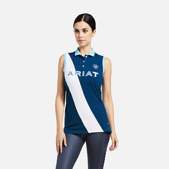 Ariat Taryn Sleeveless Polo Opal