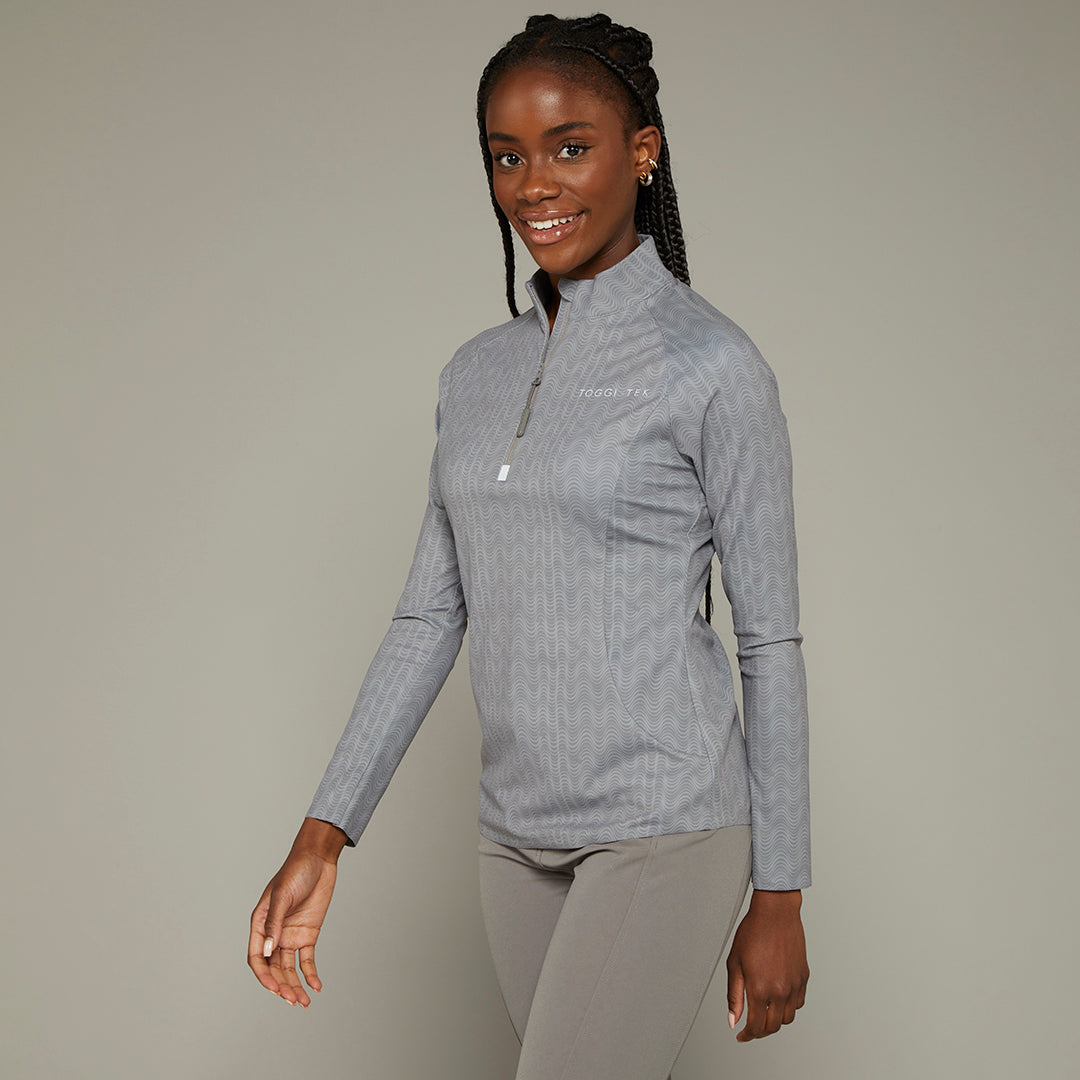 Grey Ripple Base Toggi Ripple Base Layer – Saddle Up & Ride