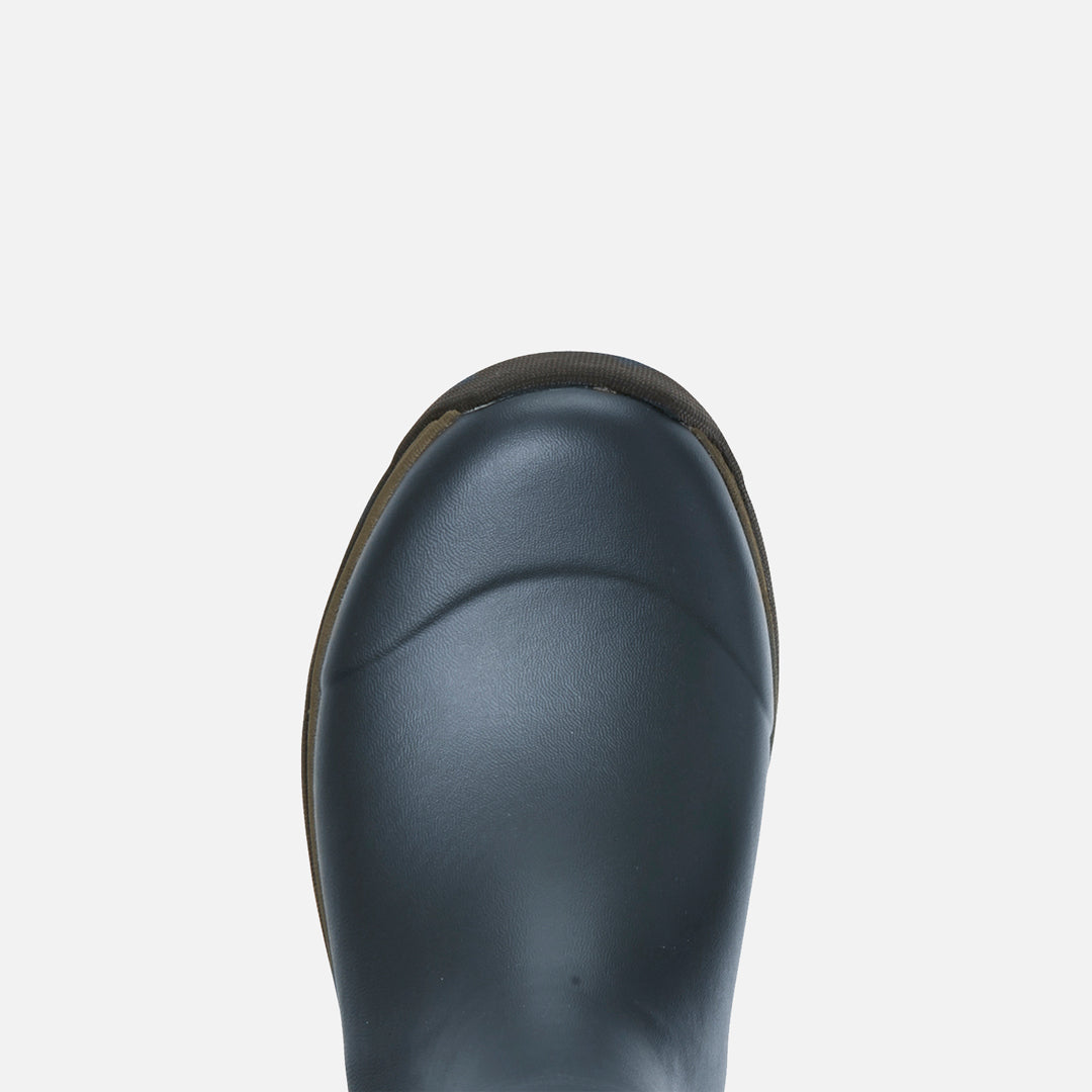 Image shows the reinforced toe of the Ariat Burford Waterproof Rubber Boot