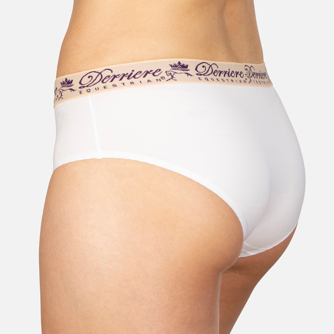 Derriere Padded Panty in white back side view