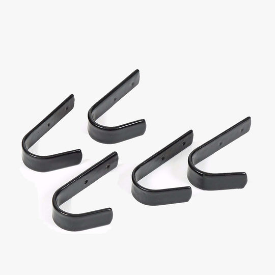 Set of 5 Small Hooks - Black