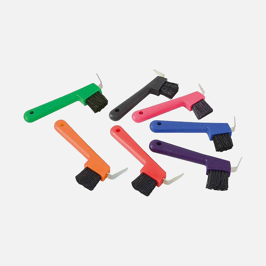 Shires EZI-GROOM Hoof Pick with Brush