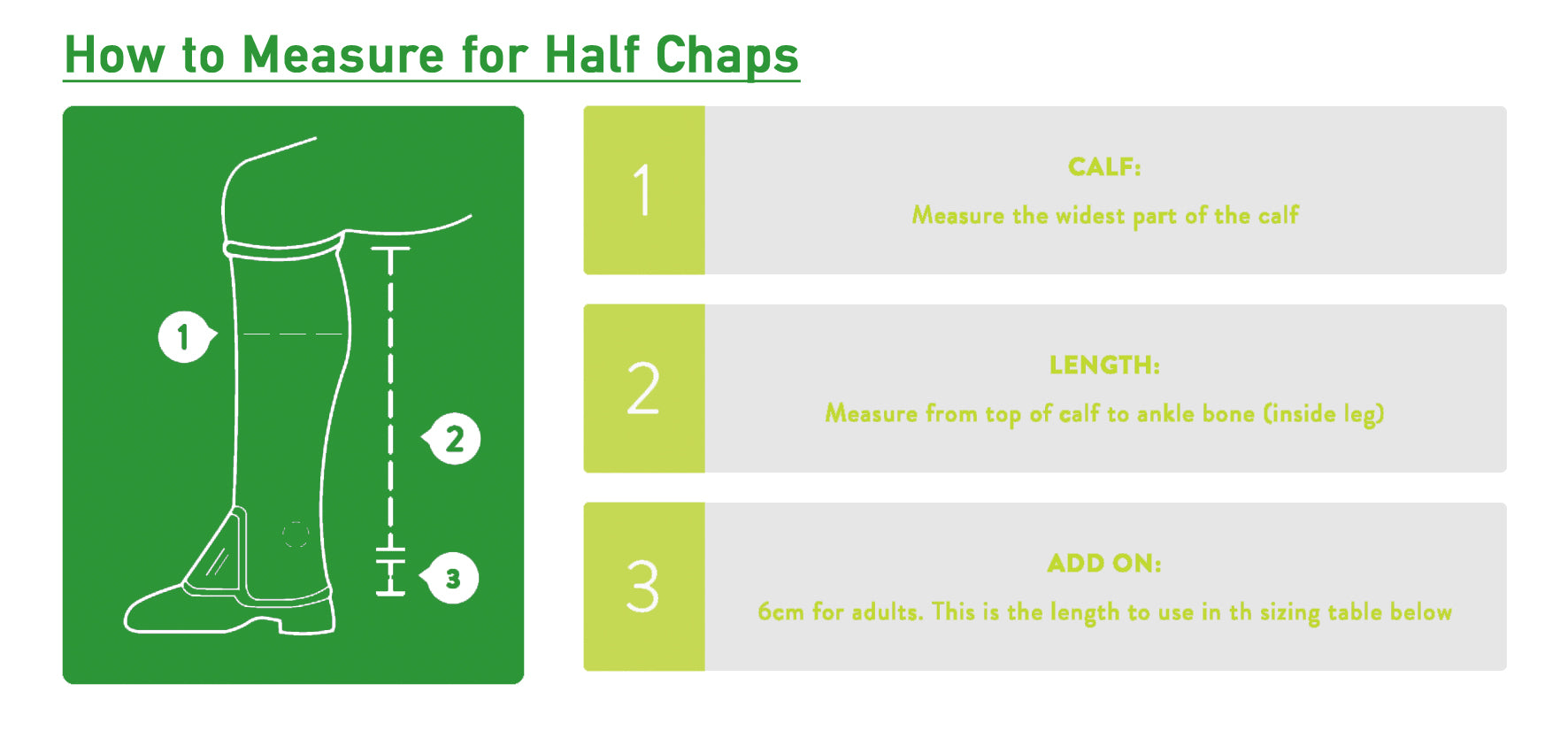 Measuring Chaps Just Chaps | Classic Suede Half Chaps | Brown – Saddle Up & Ride