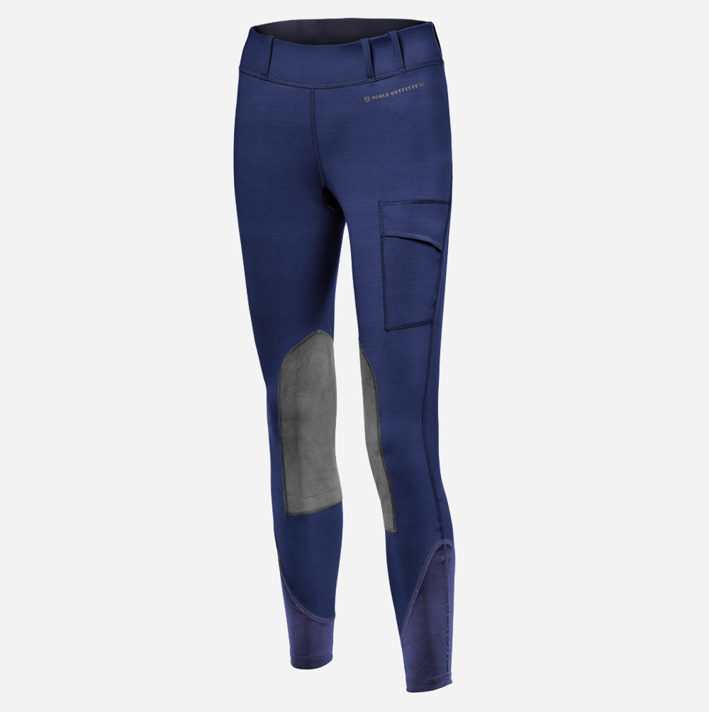 Noble Outfitters Balance Riding Tight in navy, front view