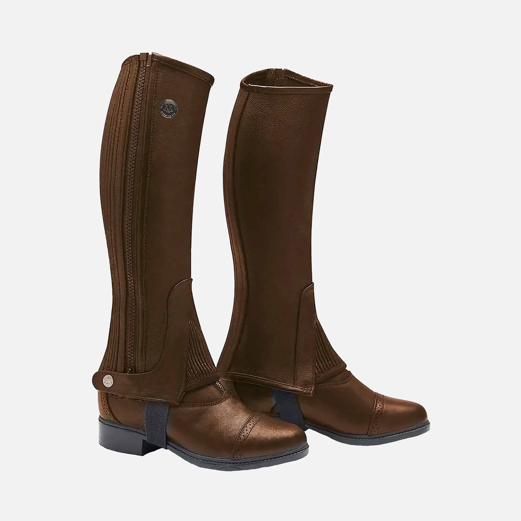 Mountain Horse | Soft Leather Half Chaps | Brown