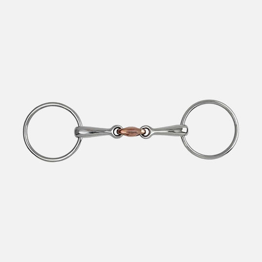 Loose Ring Copper Lozenge Snaffle
