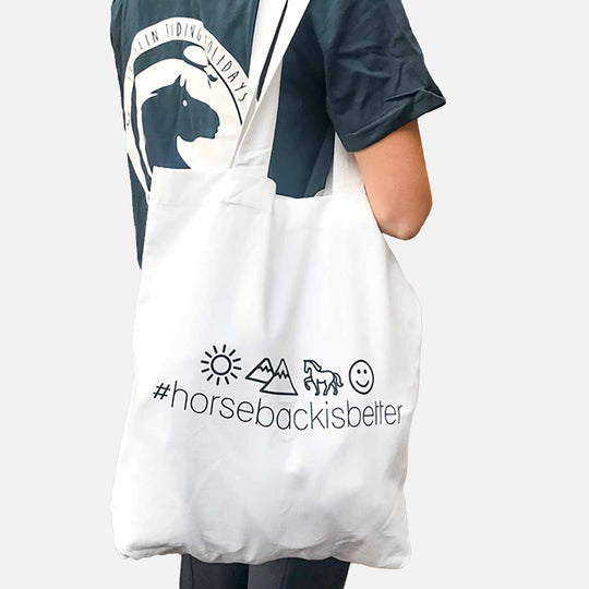 horsebackisbetter Super Tote Bags